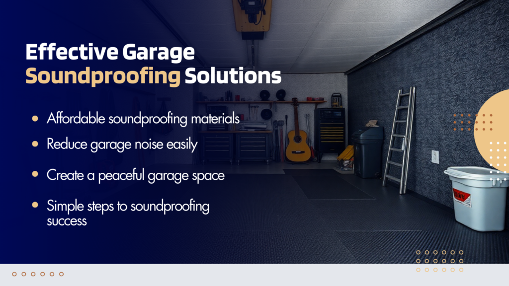 Best Soundproofing Materials for Your Garage
