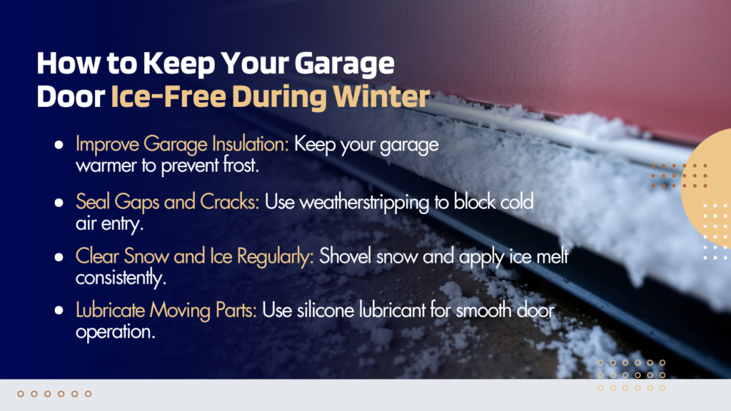 Winter Garage Door Maintenance Tips