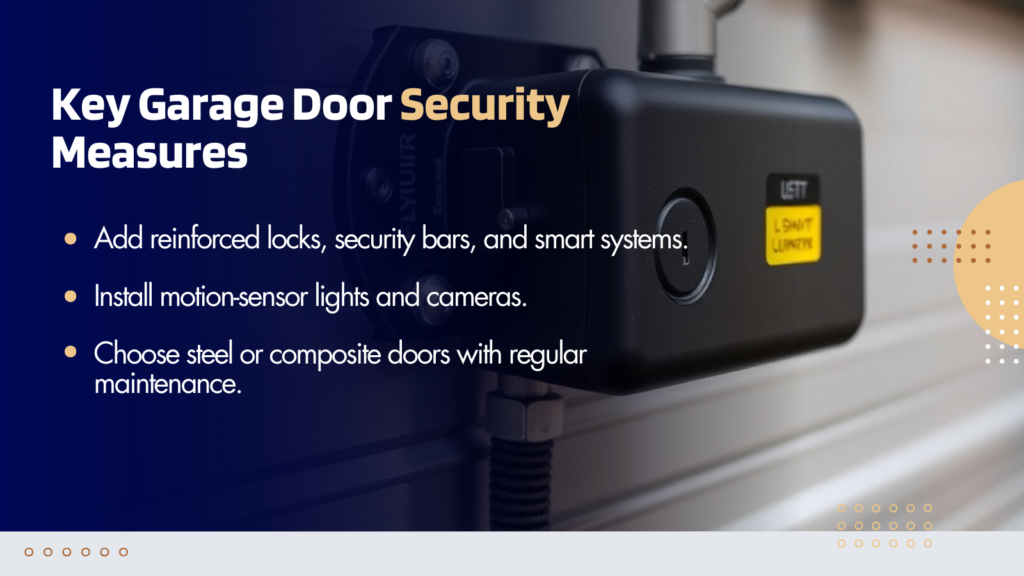 Key Garage Door Security Measures