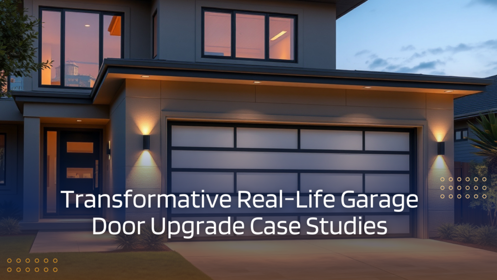 Transformative Real-Life Garage Door Upgrade Case Studies