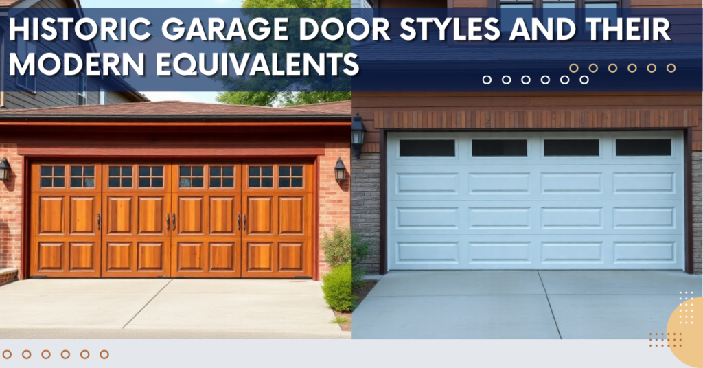 Historic Garage Door Styles and Their Modern Equivalents