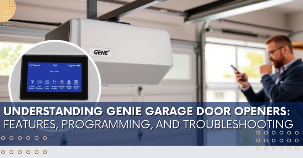 Understanding Genie Garage Door Openers: Features, Programming, and Troubleshooting