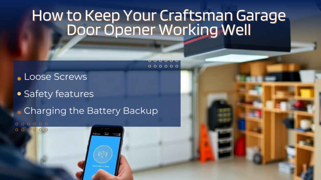 How to Keep Your Craftsman Garage Door Opener Working Well