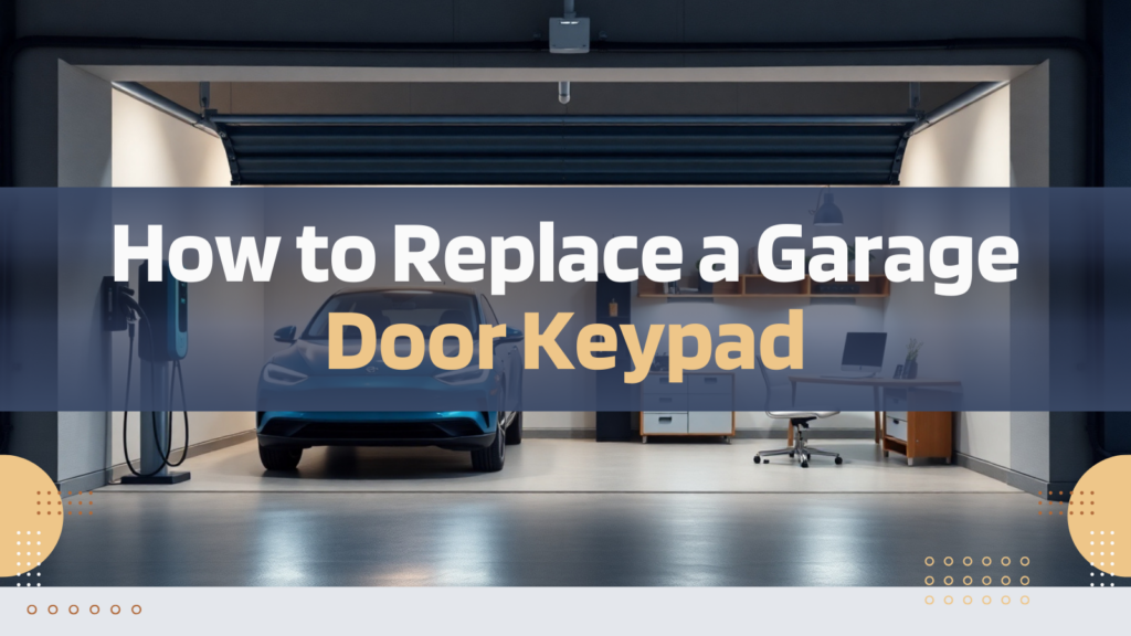 How to Replace a Garage Door Keypad