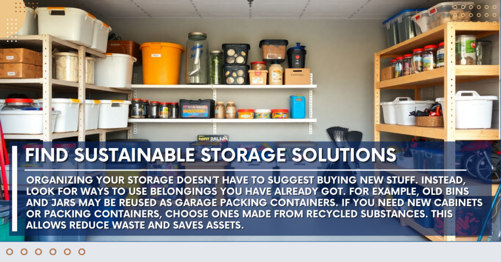 Find Sustainable Storage Solutions